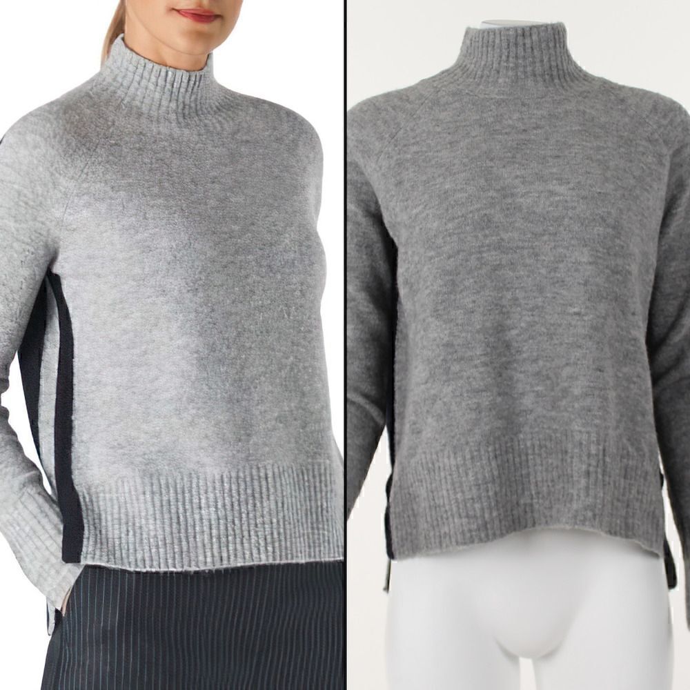 Whistles Color-Blocked Funnel-Neck Sweater  